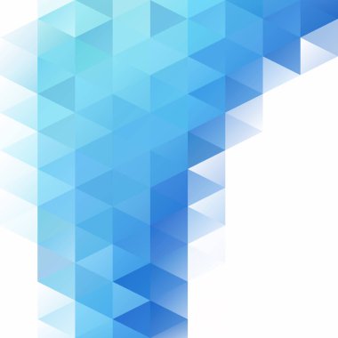 Mavi Izgara Mozaik Arkaplan, Yaratıcı Tasarım Şablonları