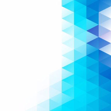 Mavi Izgara Mozaik Arkaplan, Yaratıcı Tasarım Şablonları