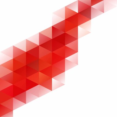 Kırmızı kılavuz Mozaik arka plan, yaratıcı tasarım şablonları