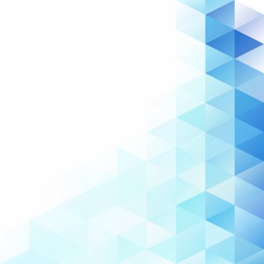 Mavi Izgara Mozaik Arkaplan, Yaratıcı Tasarım Şablonları