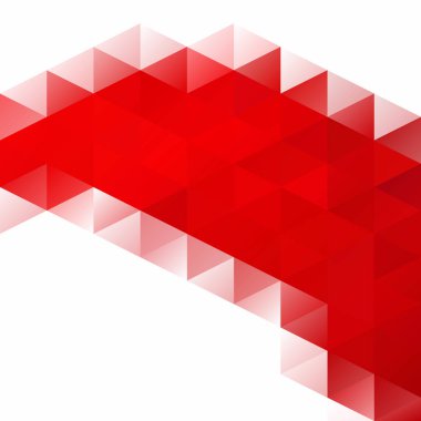 Kırmızı kılavuz Mozaik arka plan, yaratıcı tasarım şablonları