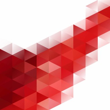 Kırmızı kılavuz Mozaik arka plan, yaratıcı tasarım şablonları