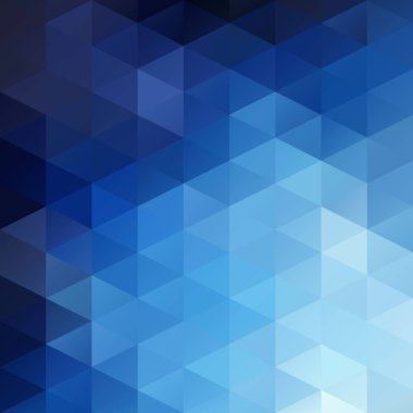 Mavi Izgara Mozaik Arkaplan, Yaratıcı Tasarım Şablonları