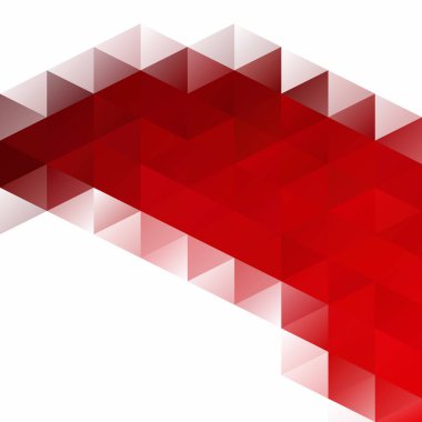 Kırmızı kılavuz Mozaik arka plan, yaratıcı tasarım şablonları