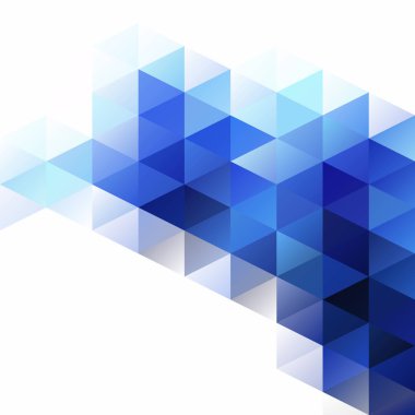 Mavi Izgara Mozaik Arkaplan, Yaratıcı Tasarım Şablonları