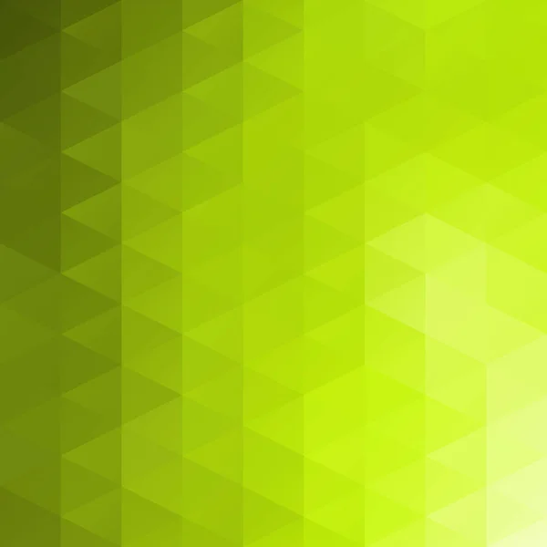 Green Grid Mosaic Background Creative Design Template — 스톡 벡터