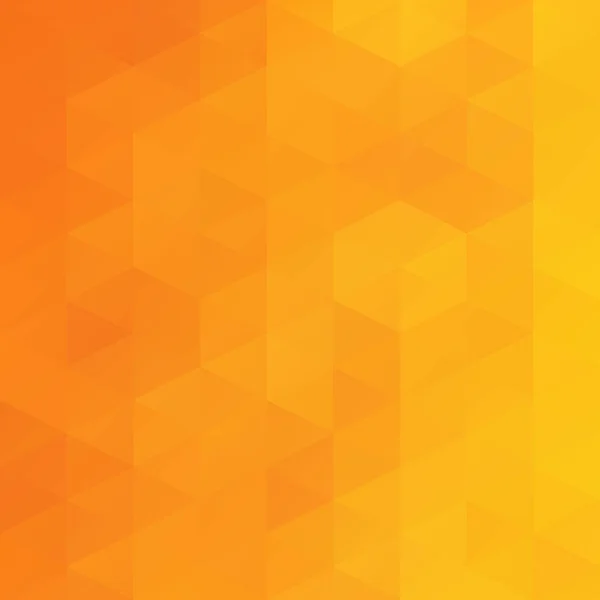 オレンジグリッドモザイク背景 クリエイティブデザインテンプレート — ストックベクタ