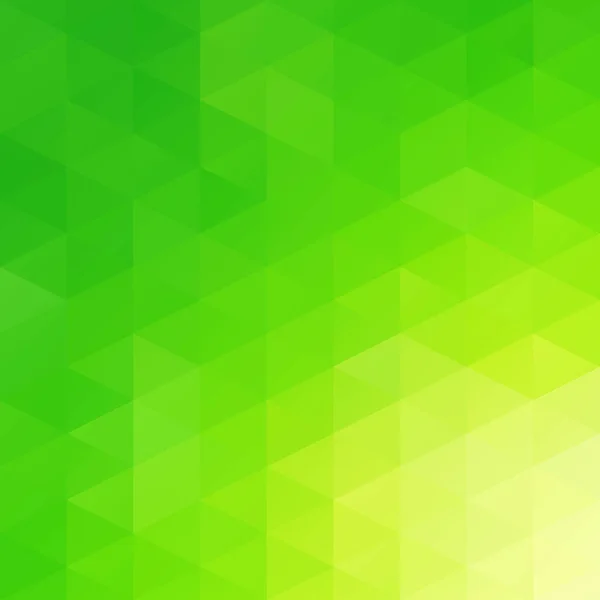 Green Grid Mosaic Background Creative Design Template — 스톡 벡터