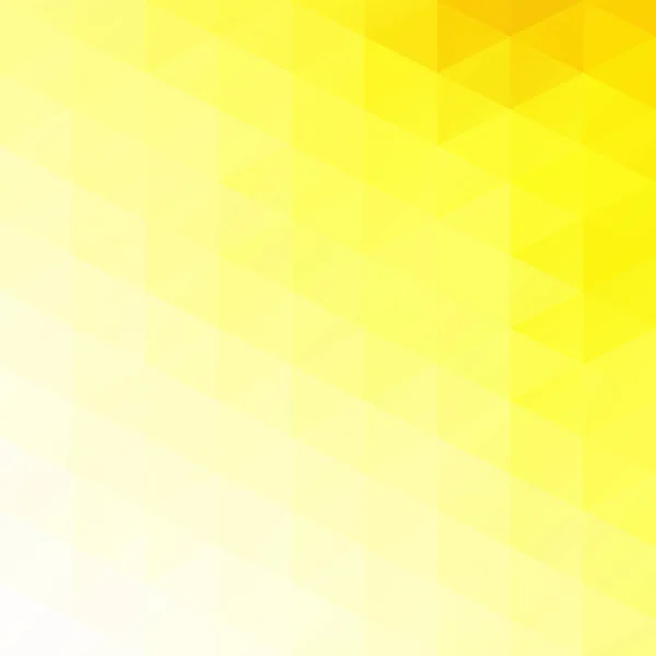 Sarı Izgara Mozaik Arkaplan Yaratıcı Tasarım Şablonları — Stok Vektör