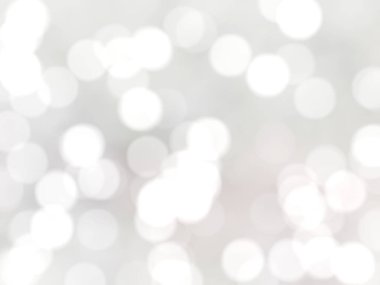 Ufuk benzersiz soyut gri beyaz Bokeh şenlikli ışıklar