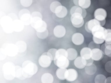 Ufuk benzersiz soyut gri beyaz Bokeh şenlikli ışıklar