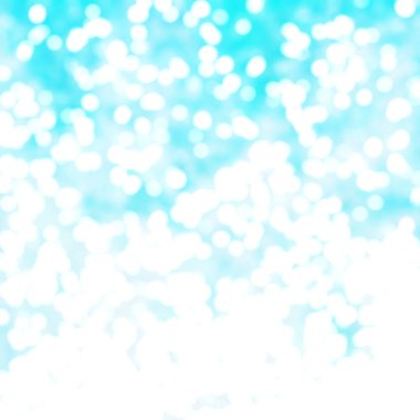 Ufuk benzersiz Soyut Mavi Bokeh şenlikli ışıklar