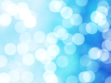 Ufuk benzersiz Soyut Mavi Bokeh şenlikli ışıklar