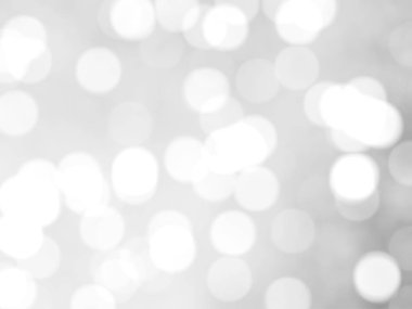 Ufuk benzersiz soyut gri beyaz Bokeh şenlikli ışıklar