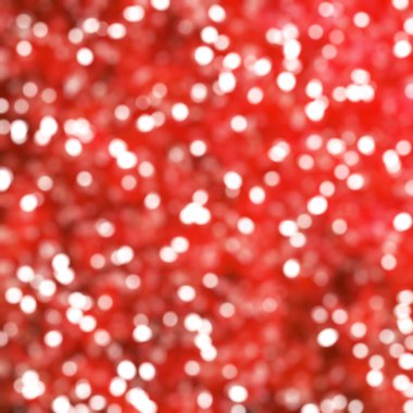 Ufuk benzersiz soyut kırmızı Bokeh şenlikli ışıklar