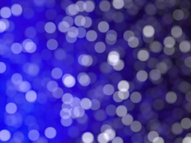 Ufuk benzersiz Soyut Mavi Bokeh şenlikli ışıklar