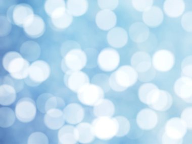 Ufuk benzersiz Soyut Mavi Bokeh şenlikli ışıklar