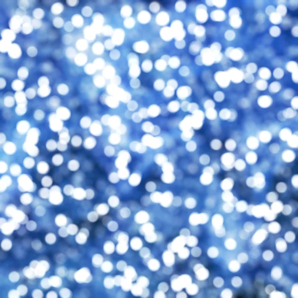 Intreepupil Unieke Abstract Blue Bokeh Feestelijke Verlichting — Stockfoto