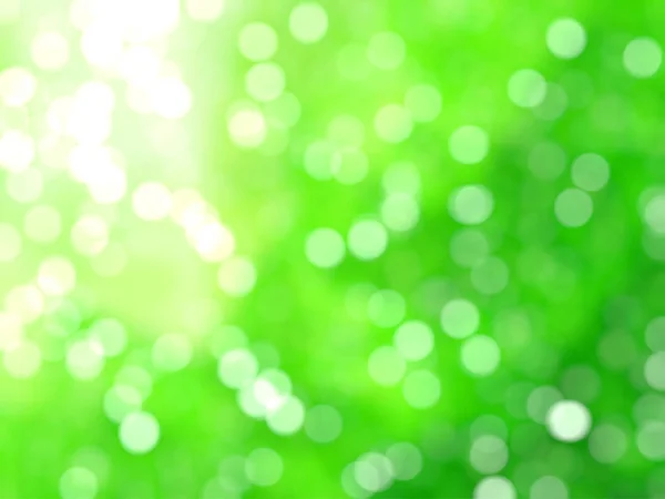 Desenfocado Único Abstracto Verde Bokeh Luces Festivas —  Fotos de Stock