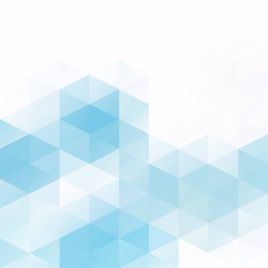 Mavi Izgara Mozaik Arkaplan, Yaratıcı Tasarım Şablonları