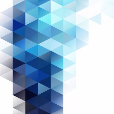 Mavi Izgara Mozaik Arkaplan, Yaratıcı Tasarım Şablonları