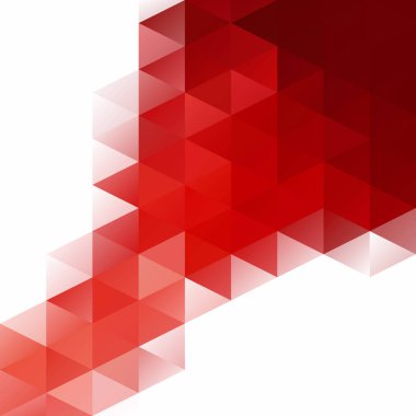 Kırmızı kılavuz Mozaik arka plan, yaratıcı tasarım şablonları