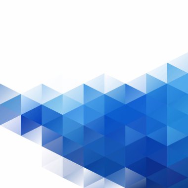 Mavi Izgara Mozaik Arkaplan, Yaratıcı Tasarım Şablonları