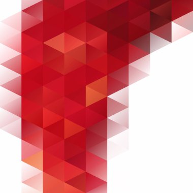 Kırmızı kılavuz Mozaik arka plan, yaratıcı tasarım şablonları