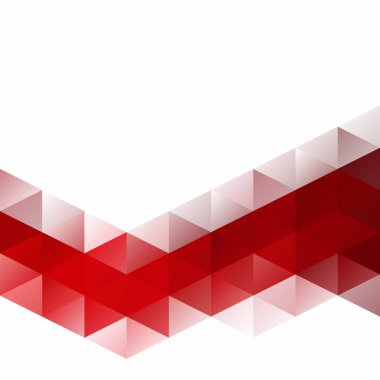 Kırmızı kılavuz Mozaik arka plan, yaratıcı tasarım şablonları