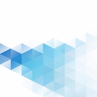 Mavi Izgara Mozaik Arkaplan, Yaratıcı Tasarım Şablonları