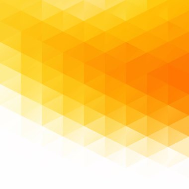 Turuncu Izgara Mozaik Arkaplan, Yaratıcı Tasarım Şablonları