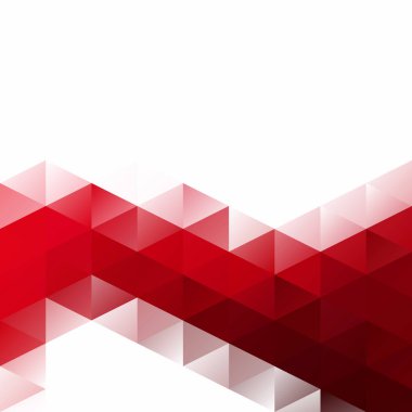 Kırmızı kılavuz Mozaik arka plan, yaratıcı tasarım şablonları