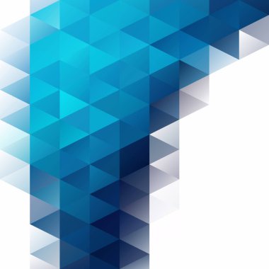 Mavi Izgara Mozaik Arkaplan, Yaratıcı Tasarım Şablonları