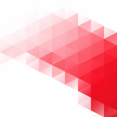 Kırmızı kılavuz Mozaik arka plan, yaratıcı tasarım şablonları