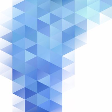 Mavi Izgara Mozaik Arkaplan, Yaratıcı Tasarım Şablonları