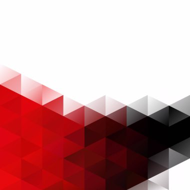 Kırmızı kılavuz Mozaik arka plan, yaratıcı tasarım şablonları