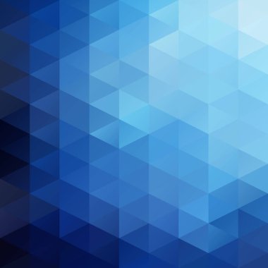 Mavi Izgara Mozaik Arkaplan, Yaratıcı Tasarım Şablonları