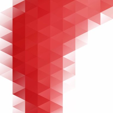 Kırmızı kılavuz Mozaik arka plan, yaratıcı tasarım şablonları