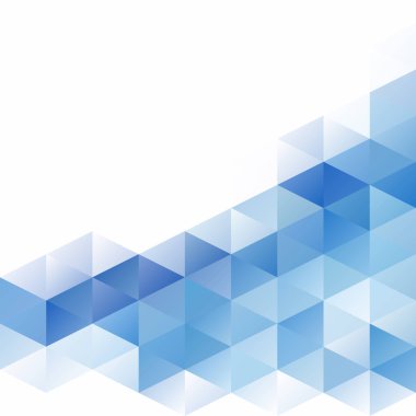 Mavi Izgara Mozaik Arkaplan, Yaratıcı Tasarım Şablonları