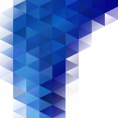 Mavi Izgara Mozaik Arkaplan, Yaratıcı Tasarım Şablonları