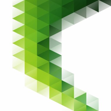 Yeşil Izgara Mozaik Arkaplan, Yaratıcı Tasarım Şablonları