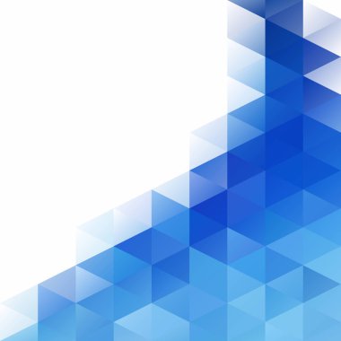 Mavi Izgara Mozaik Arkaplan, Yaratıcı Tasarım Şablonları