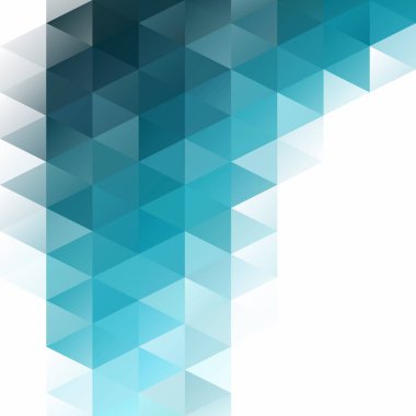 Mavi Izgara Mozaik Arkaplan, Yaratıcı Tasarım Şablonları