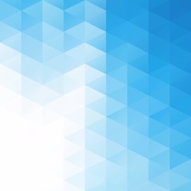 Mavi Izgara Mozaik Arkaplan, Yaratıcı Tasarım Şablonları