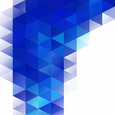 Mavi Izgara Mozaik Arkaplan, Yaratıcı Tasarım Şablonları