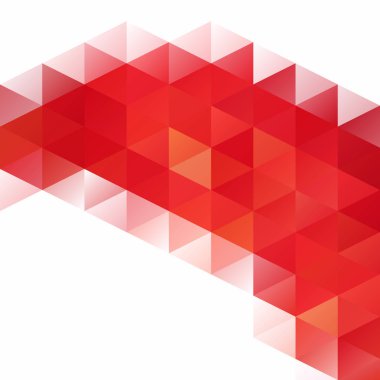 Kırmızı kılavuz Mozaik arka plan, yaratıcı tasarım şablonları