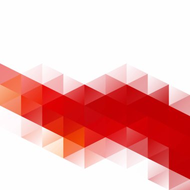 Kırmızı kılavuz Mozaik arka plan, yaratıcı tasarım şablonları