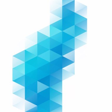 Mavi Izgara Mozaik Arkaplan, Yaratıcı Tasarım Şablonları