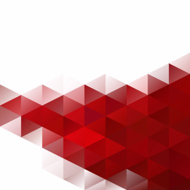 Kırmızı kılavuz Mozaik arka plan, yaratıcı tasarım şablonları