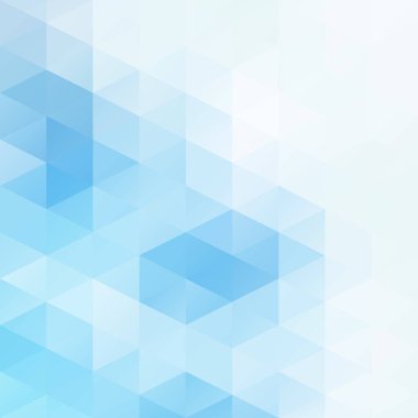 Mavi Izgara Mozaik Arkaplan, Yaratıcı Tasarım Şablonları